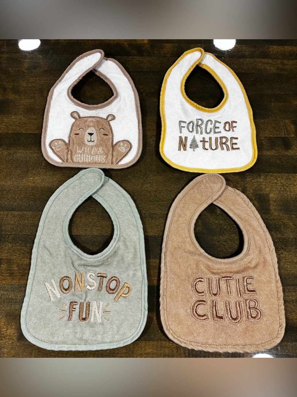 Neat Solutions Baby Bibs- Set of 4